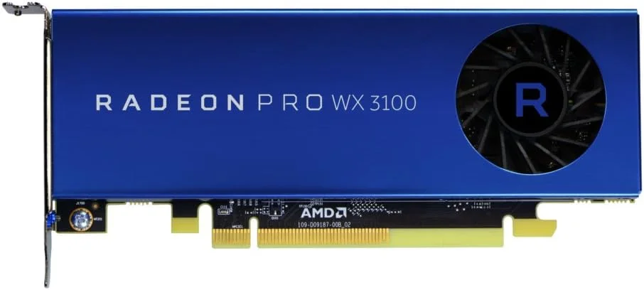 کارت گرافیک AMD Radeon Pro WX 3100 - هسته 1.22 گیگاهرتز - 4 گیگابایت GDDR5 - نیمه بلند - فضای مورد نیاز تک اسلات