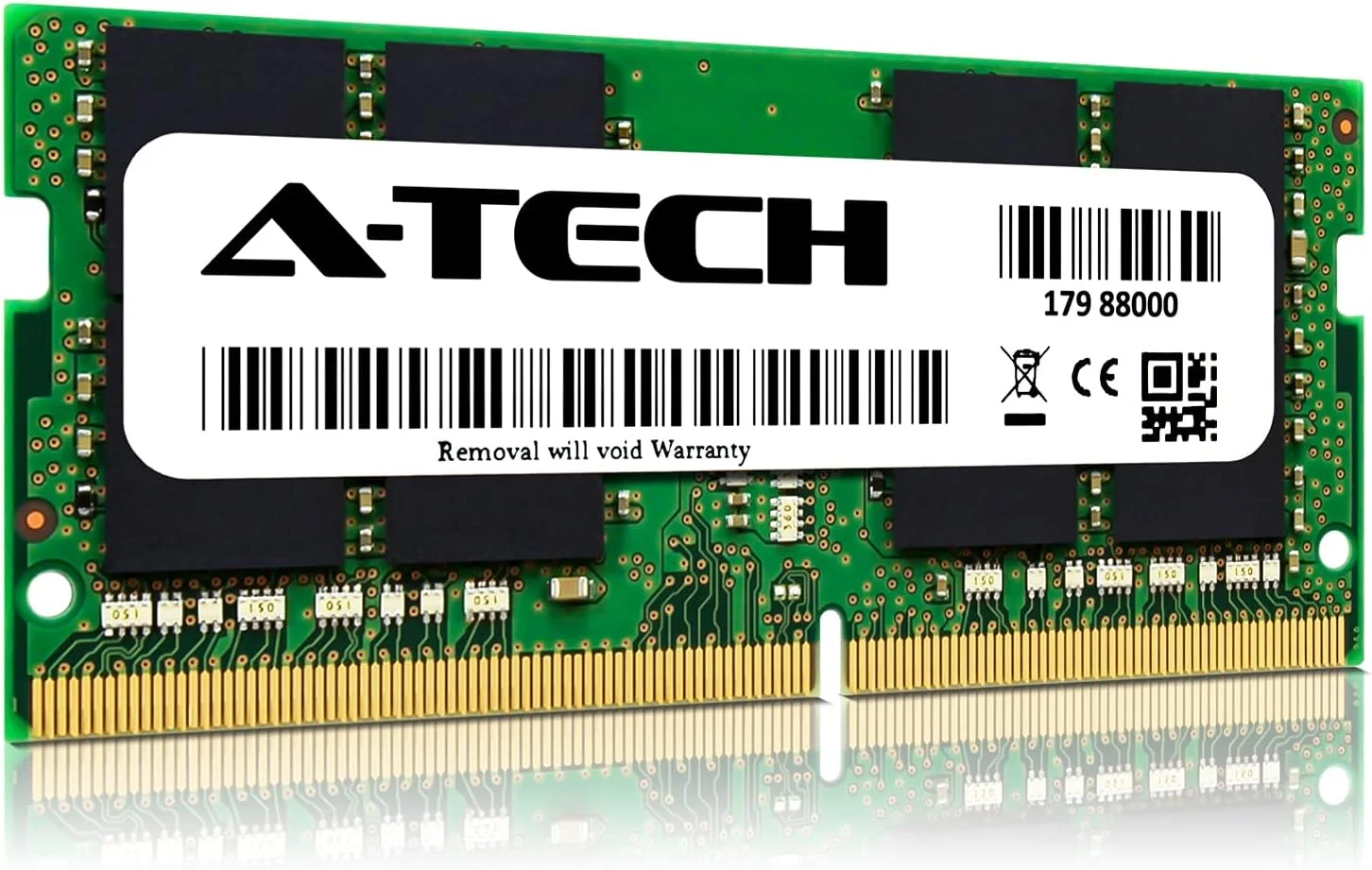 رم ۱۶ گیگابایتی A-Tech جایگزین برای CT16G4SFRA32A | DDR4 3200MHz PC4-25600 (PC4-3200AA) CL22 SODIMM 1.2V Non-ECC SO-DIMM 260-Pin برای لپ تاپ و نوت بوک