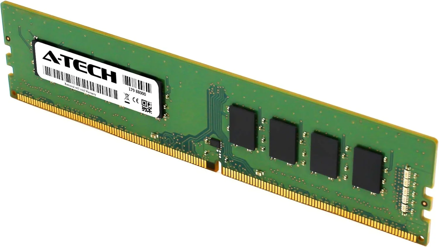 رم ۸ گیگابایتی A-Tech جایگزین برای CT8G4DFS824A | DDR4 2400MHz PC4-19200 (PC4-2400T) CL17 UDIMM 1Rx8 1.2V Non-ECC DIMM 288-Pin ماژول حافظه دسکتاپ