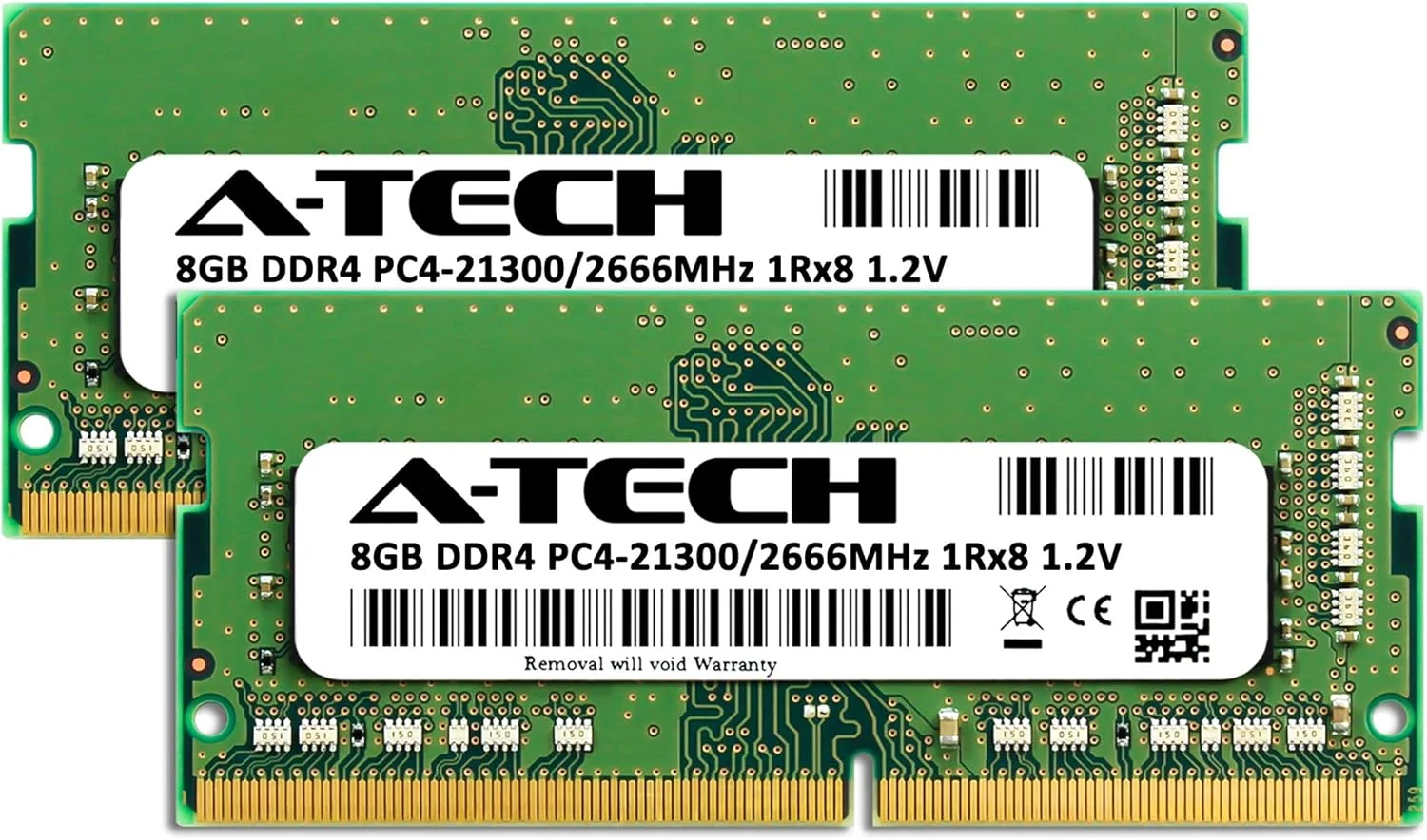 رم 16 گیگابایتی (2x8GB) A-Tech برای Dell Latitude 5510، 5410، 5310، 3510، 3410 | DDR4 2666MHz SODIMM PC4-21300 کیت ارتقاء حافظه لپ تاپ