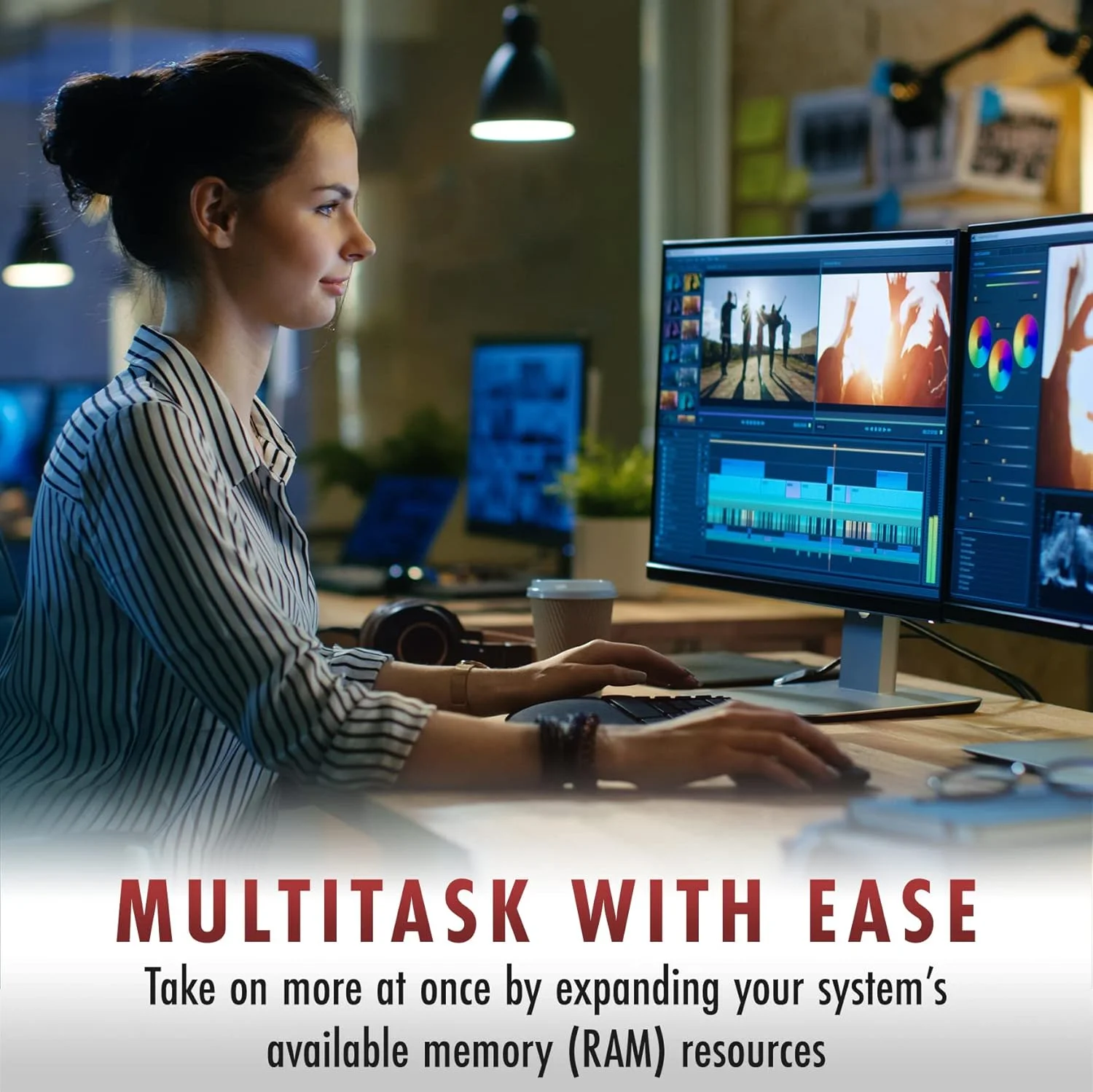 کیت ۳۲ گیگابایتی (۲x۱۶ گیگابایت) رم A-Tech برای کامپیوترهای ASUS ExpertCenter D5 SFF D500SC, D500SD, D500SE | DDR4 3200MHz PC4-25600 DIMM 1.2V 288-Pin Non-ECC UDIMM ارتقاء حافظه