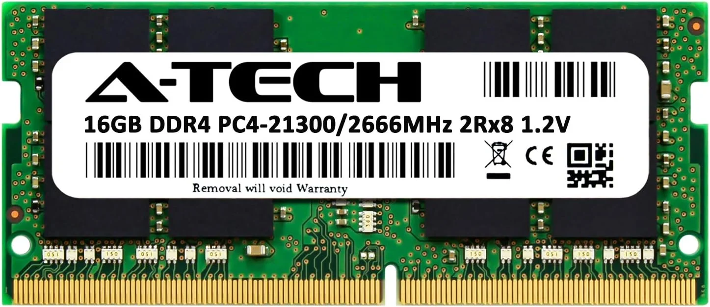رم 16 گیگابایتی DDR4 2666MHz ای-تک برای لپ‌تاپ‌های ایسوس TUF FX505 و FX505GT | ماژول ارتقاء حافظه PC4-21300 SODIMM 260-Pin