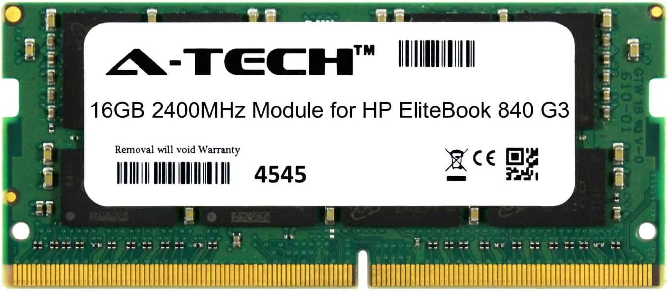 ماژول 16 گیگابایتی A-Tech سازگار با لپ‌تاپ و نوت‌بوک HP EliteBook 840 G3، رم DDR4 2400Mhz (ATMS266634A25831X1)