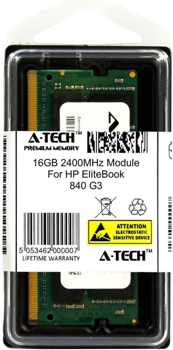 ماژول 16 گیگابایتی A-Tech سازگار با لپتاپ و نوتبوک HP EliteBook 840 G3، رم DDR4 2400Mhz (ATMS266634A25831X1) ماژول 16 گیگابایتی A-Tech سازگار با لپتاپ و نوتبوک HP EliteBook 840 G3، رم DDR4 2400Mhz (ATMS266634A25831X1)