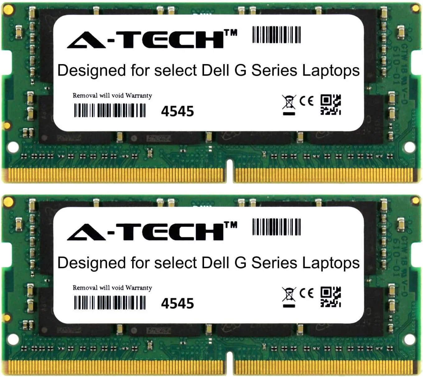 کیت 32 گیگابایتی (2 عدد 16 گیگابایتی) A-Tech برای لپ‌تاپ و نوت‌بوک‌های گیمینگ Dell سری G مدل‌های G3 15 3579، G3 17 3779، G5 15 5587، G7 15 7588 با فرکانس 2666 مگاهرتز DDR4