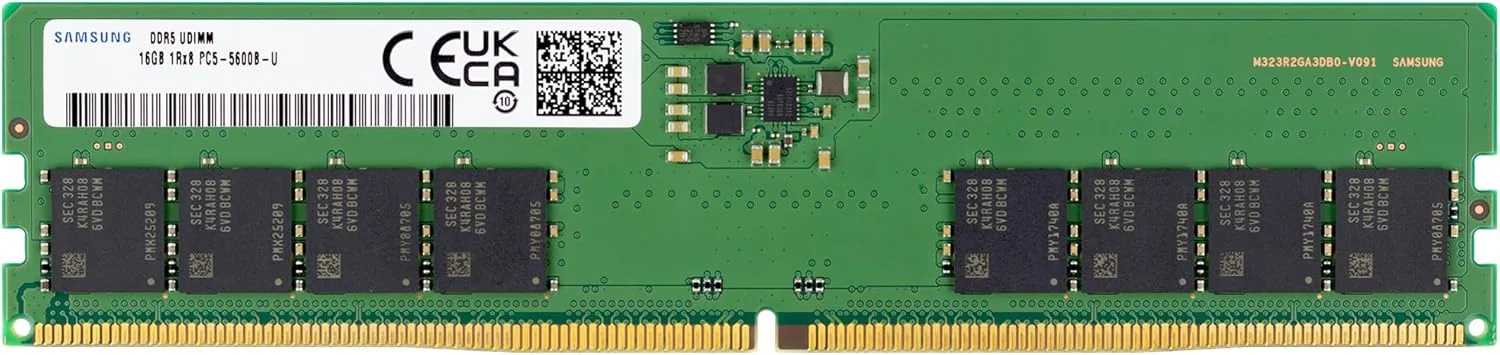 رم دسکتاپ سامسونگ مدل DDR5 ظرفیت 16 گیگابایت رم دسکتاپ سامسونگ مدل DDR5 ظرفیت 16 گیگابایت
