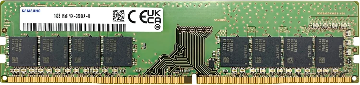 رم دسکتاپ سامسونگ مدل DDR4 ظرفیت 16 گیگابایت فرکانس 3200MHz