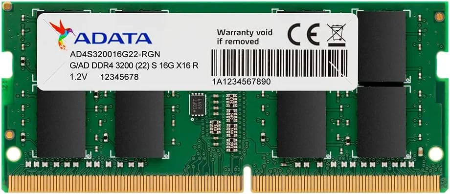 رم ADATA Premier 8GB (تک کاناله 8GB) DDR4 3200MHz CL22 PC4-25600 260-Pin SODIMM