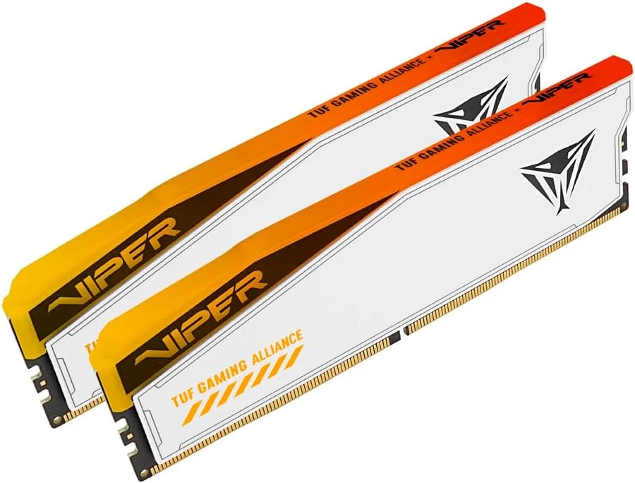 رم دسکتاپ گیمینگ Patriot Memory Viper Elite 5 TUF Gaming RGB DDR5 با ظرفیت 32 گیگابایت (2X16GB) سرعت 6600MT/s CL34 1.4v UDIMM سازگار با Intel XMP - PVER532G66C34KT رم دسکتاپ گیمینگ Patriot Memory Viper Elite 5 TUF Gaming RGB DDR5 با ظرفیت 32 گیگابایت (2X16GB) سرعت 6600MT/s CL34 1.4v UDIMM سازگار با Intel XMP - PVER532G66C34KT