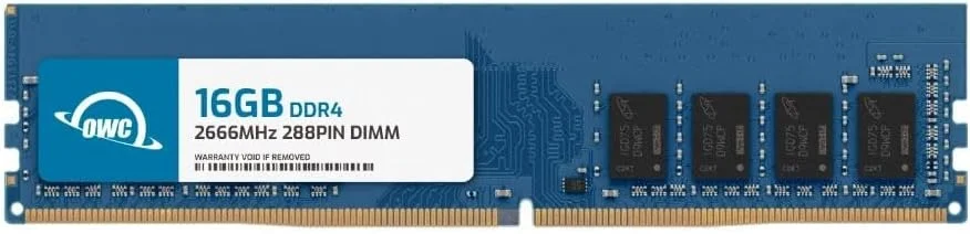 رم ۱۶ گیگابایتی OWC DDR4 2666MHz PC4-21300 CL19 1.2V 288-Pin Non-ECC UDIMM سازگار با Dell Optiplex 3060 Sff 3060 Tower 3070 Sff 3070 Tower 5060 Sff
