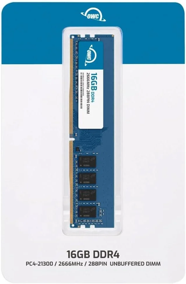 رم ۱۶ گیگابایتی OWC DDR4 2666MHz PC4-21300 CL19 1.2V 288-Pin Non-ECC UDIMM سازگار با Dell Optiplex 3060 Sff 3060 Tower 3070 Sff 3070 Tower 5060 Sff