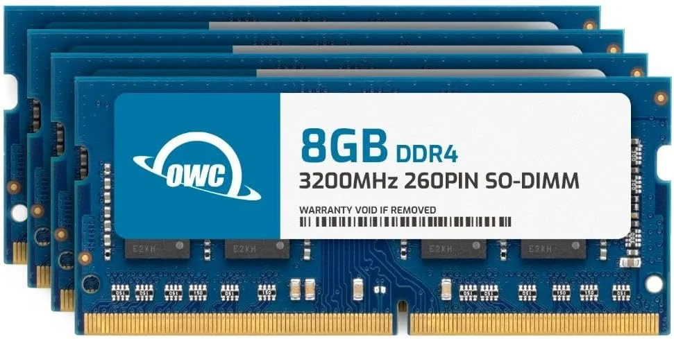 ماژول ارتقاء حافظه رم لپ تاپ OWC 32GB (4x8GB) DDR4 3200MHz PC4-25600 CL22 1RX8 Non-ECC SODIMM 1.2V 260-pin