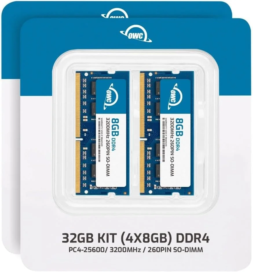 ماژول ارتقاء حافظه رم لپ تاپ OWC 32GB (4x8GB) DDR4 3200MHz PC4-25600 CL22 1RX8 Non-ECC SODIMM 1.2V 260-pin