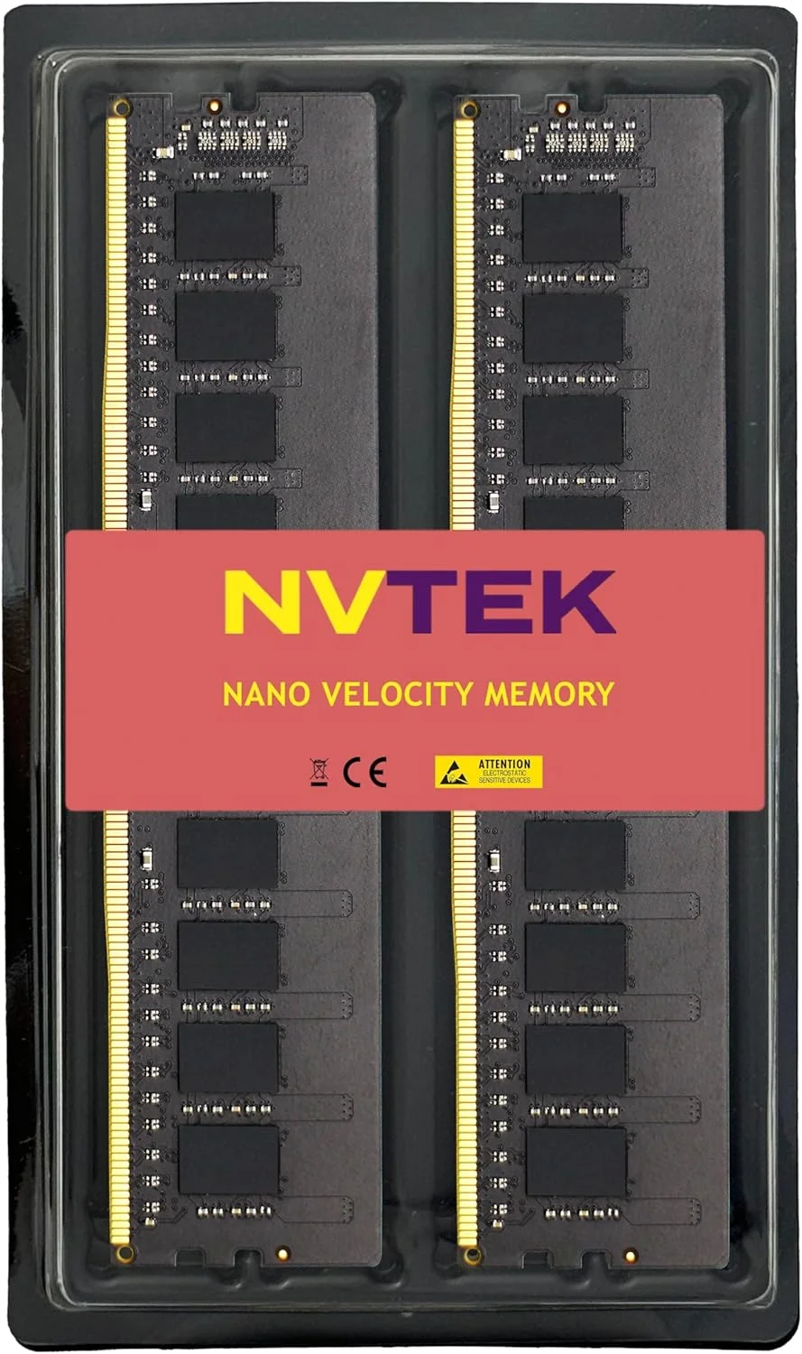 کیت حافظه کامپیوتر رومیزی 32 گیگابایت (2X16 گیگابایت) DDR4 3200MHZ PC4-25600 UDIMM 2Rx8 1.2V CL22 288-PIN Non-ECC Unbuffered