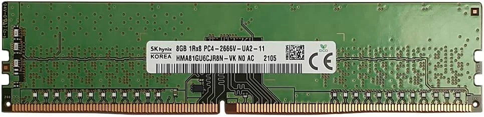 ماژول رم 8 گیگابایتی Hynix PC4-21300 DDR4-2666MHz 288-Pin DIMM 1.2V مدل HMA81GU6CJR8N-VK