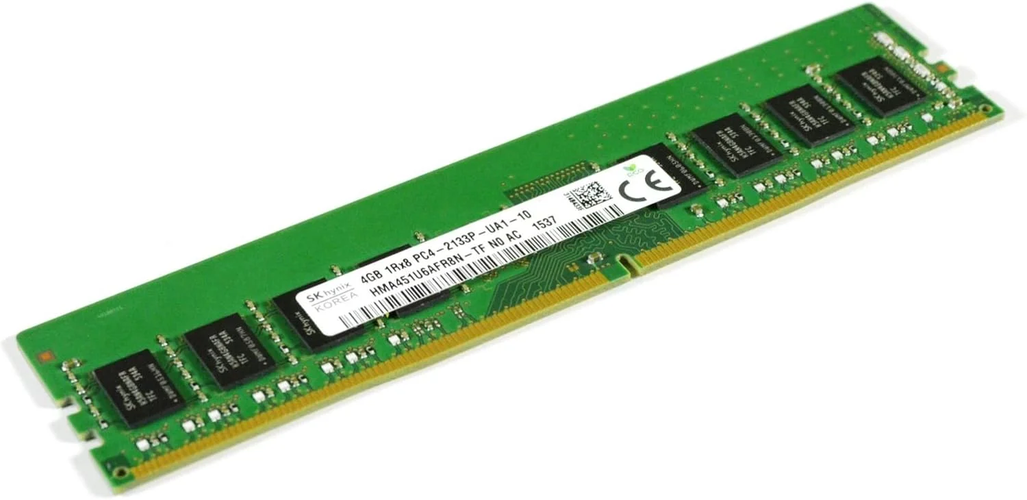 رم دسکتاپ SK Hynix با ظرفیت 4 گیگابایت DDR4 1Rx8 PC4-2133P-UA1-10 مدل HMA451U6AFR8N-TF