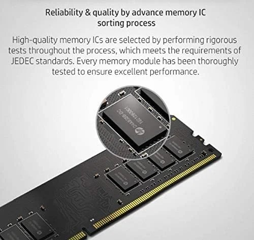 رم دسکتاپ اچ پی V2 U-DIMM DDR4 2400MHz ظرفیت 8 گیگابایت CL17