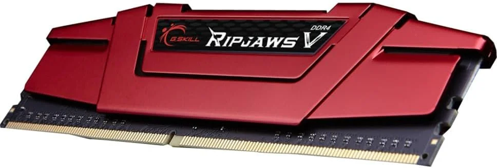 رم کامپیوتر جی.اسکیل مدل F4-2400C15D-32GVR حافظه D4 2400 با ظرفیت 32 گیگابایت، CL15، دو کاناله 2X 16GB، ولتاژ 1.2 ولت، سری RipjawsV رنگ قرمز رم کامپیوتر جی.اسکیل مدل F4-2400C15D-32GVR حافظه D4 2400 با ظرفیت 32 گیگابایت، CL15، دو کاناله 2X 16GB، ولتاژ 1.2 ولت، سری RipjawsV رنگ قرمز