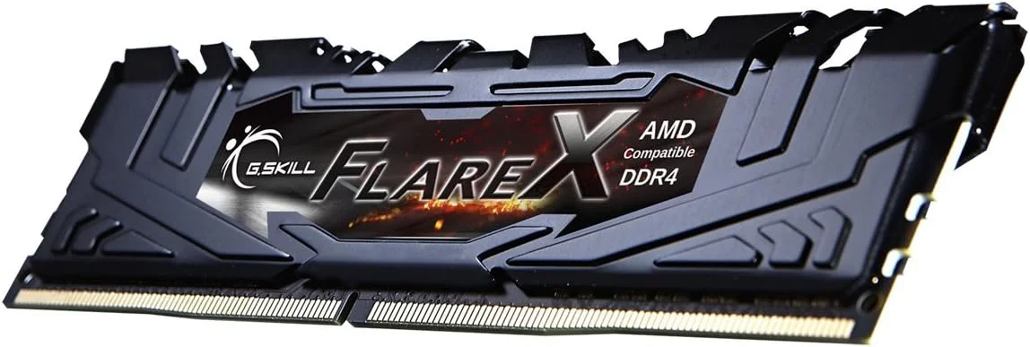 رم کامپیوتر رومیزی جی.اسکیل فلیر ایکس سری DDR4 (XMP) 16 گیگابایت (2x8 گیگابایت) 3200MT/s CL14-14-14-34 1.35V اینتل AMD - مشکی (F4-3200C14D-16GFX)