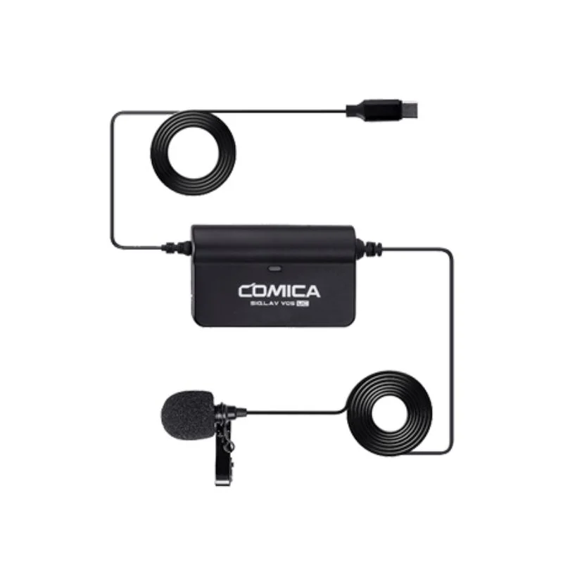 میکروفون یقه‌ای COMICA SIG.LAV V05 UC با درگاه Type-C