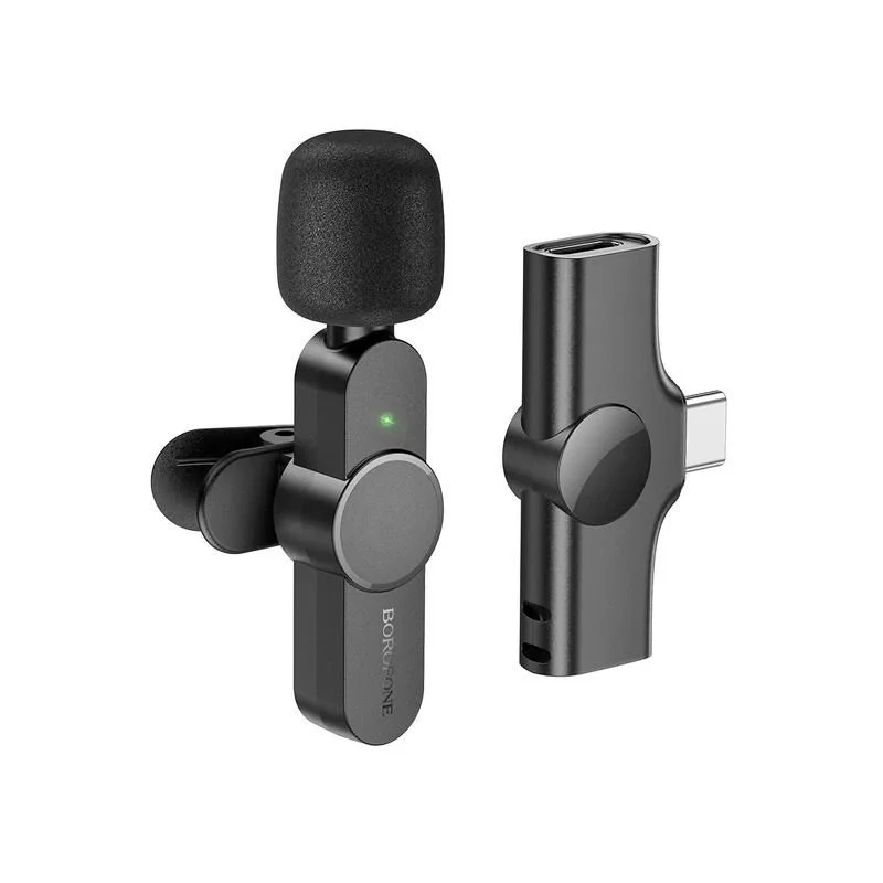 میکروفون یقه‌ای Borofone BFK12 با درگاه TYPE-C