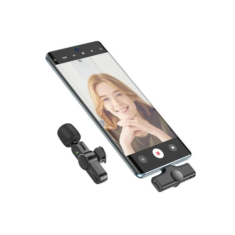 میکروفون یقه‌ای Borofone BFK12 با درگاه TYPE-C