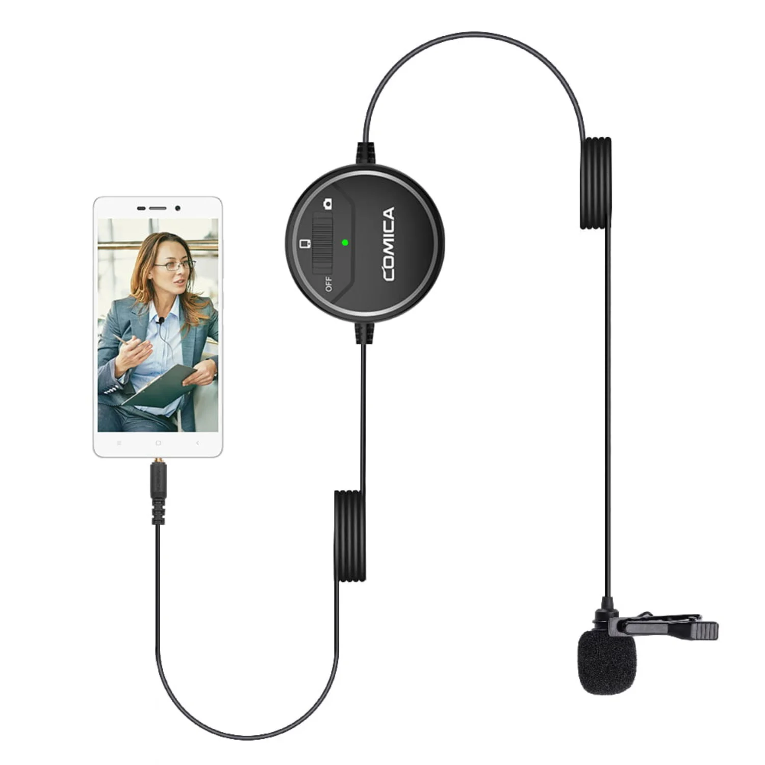 میکروفون یقه‌ای Comica SIG.LAV V03