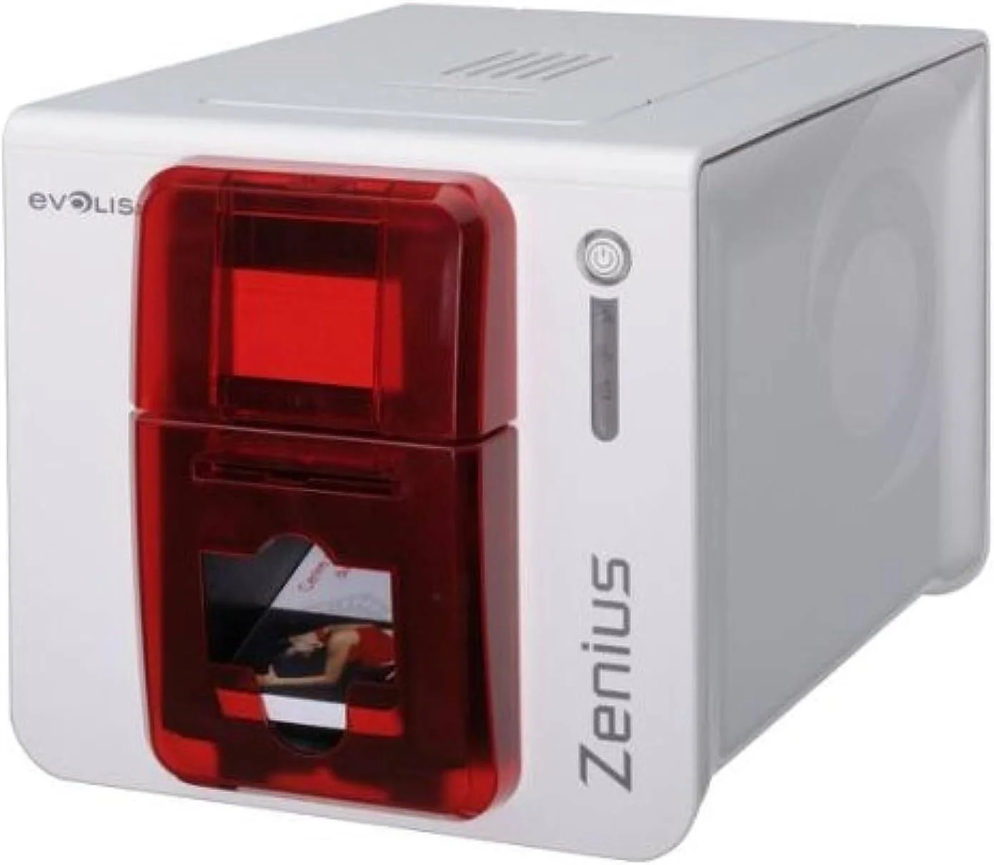 Evolis ZN1U0000RS - Zenius Classic، یک رو - 300dpi، USB، قرمز - شامل تغذیه کارت، کابل (USB)، منبع تغذیه، کابل برق (EU) - 2 سال Evolis ZN1U0000RS - Zenius Classic، یک رو - 300dpi، USB، قرمز - شامل تغذیه کارت، کابل (USB)، منبع تغذیه، کابل برق (EU) - 2 سال
