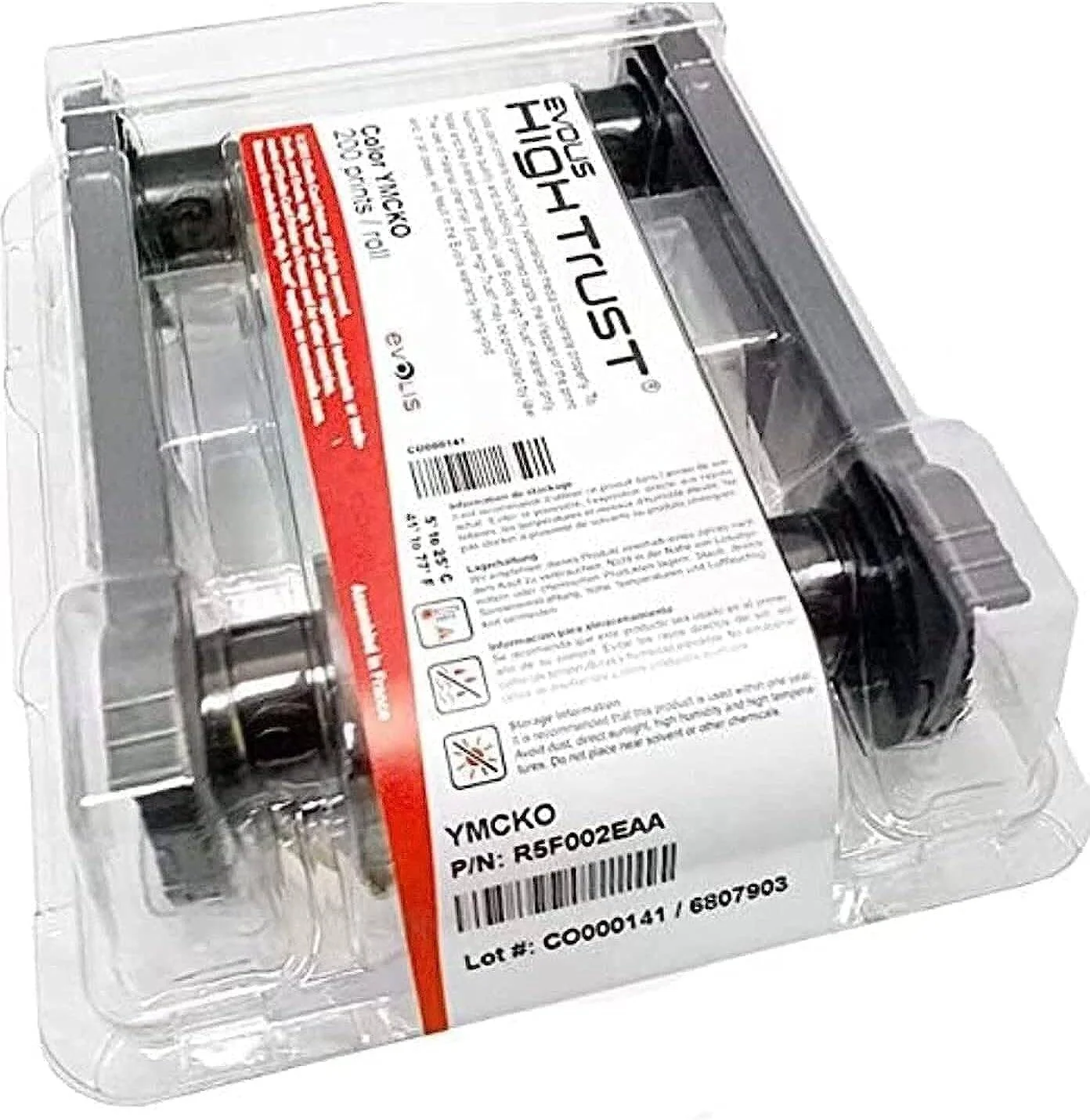 ریبون چاپگر کارت شناسایی Evolis Zenius R5F002EAA ریبون چاپگر کارت شناسایی Evolis Zenius R5F002EAA