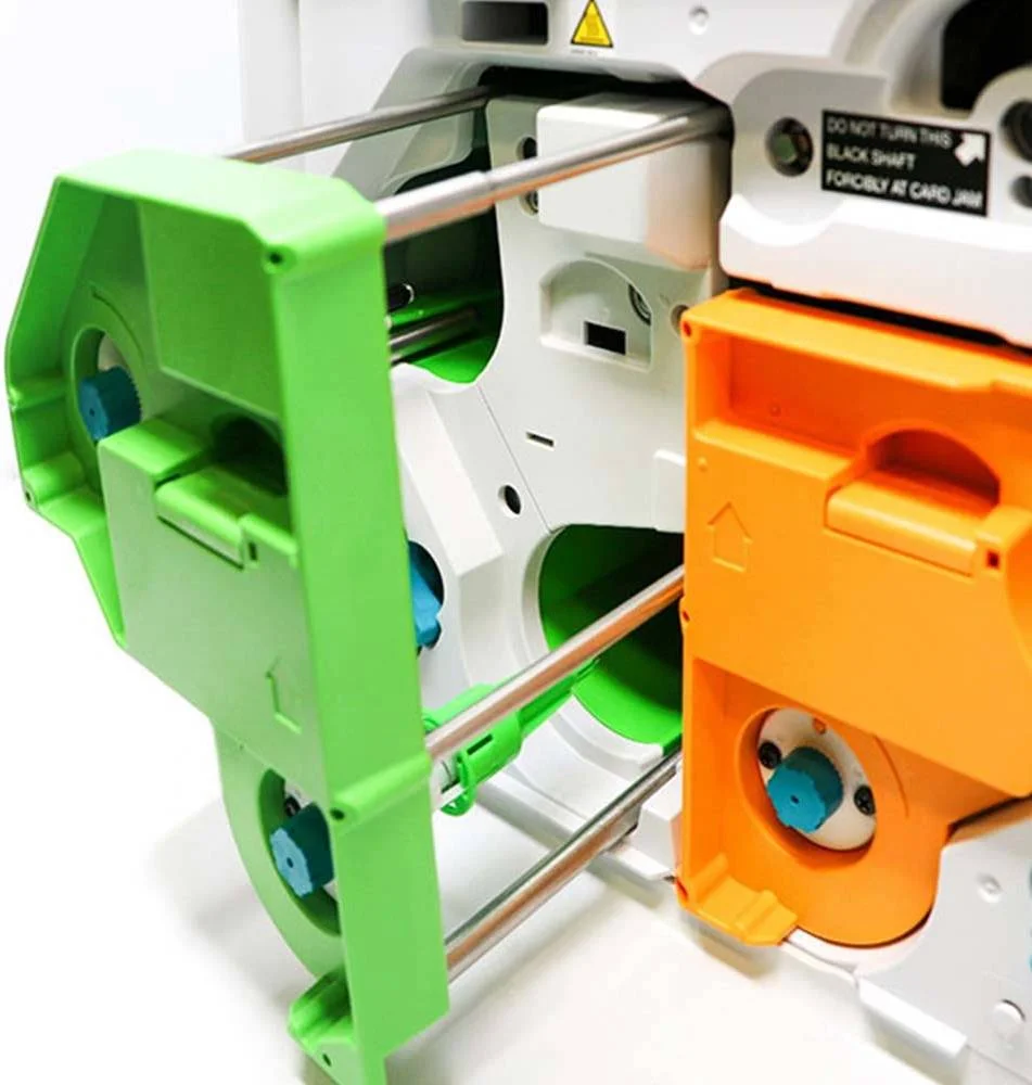 چاپگر دو طرفه Swiftpro K60D Retransfer، با قابلیت رفع خمیدگی، رزولوشن چاپ 600 DPI، ظرفیت ورودی 100 کارت، لایه امنیتی Patch / Overlay، گزینه لمینت، سفید | 7710006150 چاپگر دو طرفه Swiftpro K60D Retransfer، با قابلیت رفع خمیدگی، رزولوشن چاپ 600 DPI، ظرفیت ورودی 100 کارت، لایه امنیتی Patch / Overlay، گزینه لمینت، سفید | 7710006150