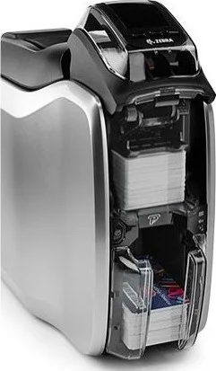 چاپگر کارت شناسایی یک طرفه Zebra ZC31 (شامل 100 کارت، 1 ریبون رنگی 250 پرینت، و نرم افزار Smart Designer) | ZC31