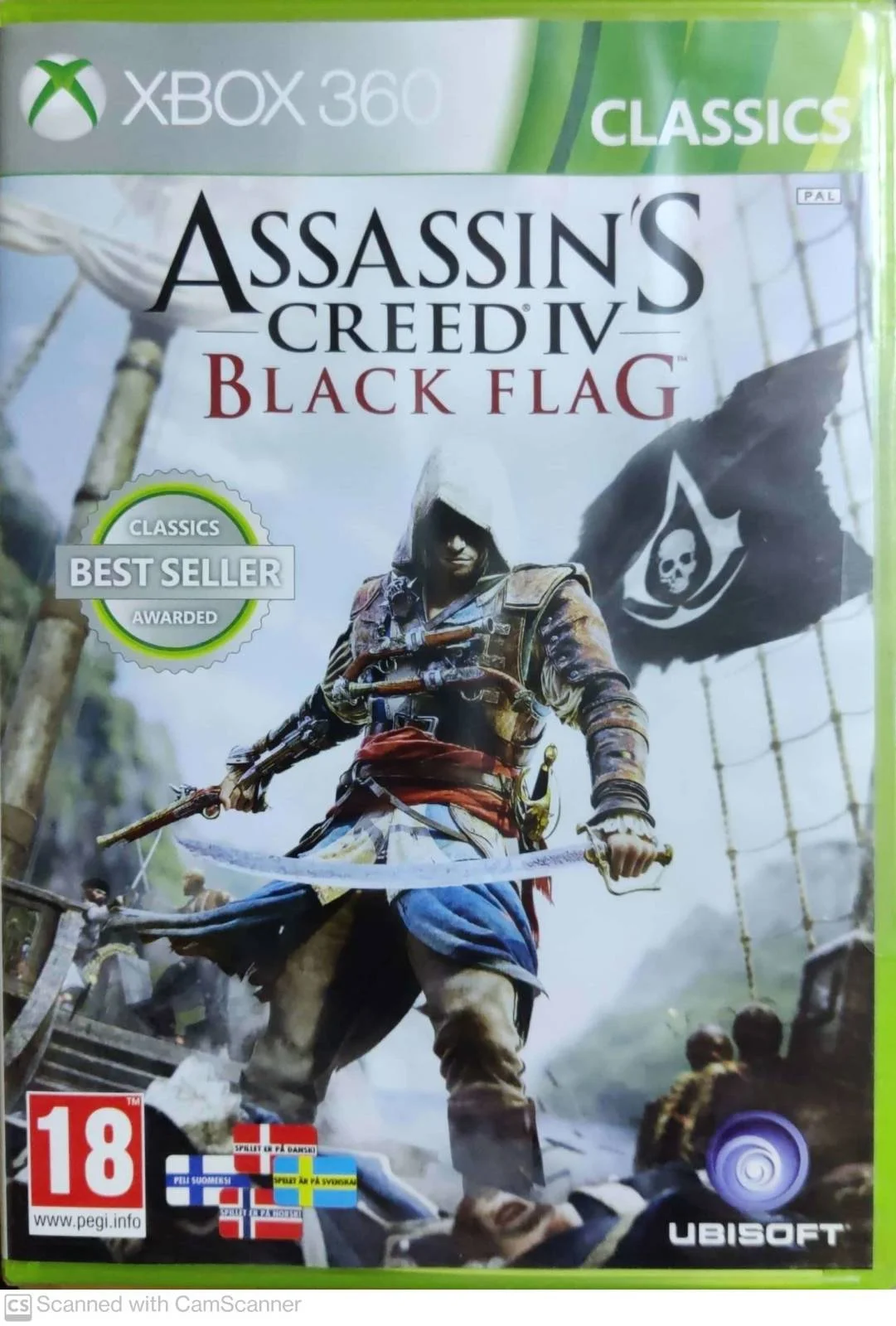 Ubisoft Assassins Creed IV: Black Flag، برای XBOX 360، منطقه PAL | 3307215847398