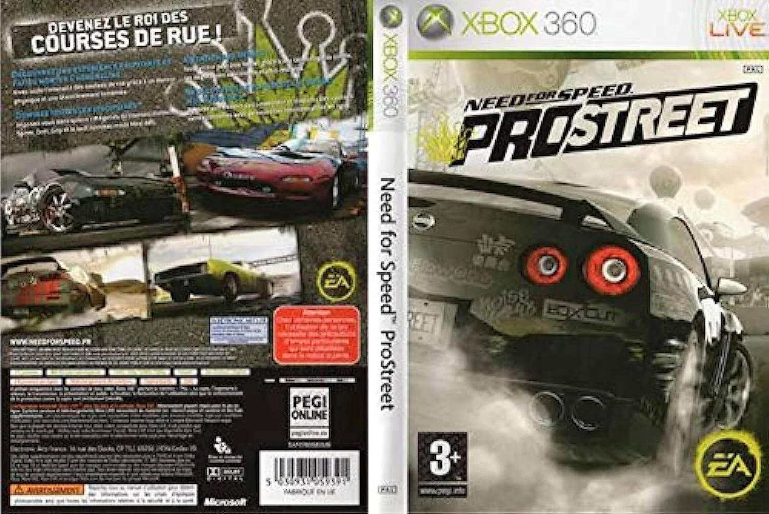 بازی Need for Speed Prostreet مخصوص Xbox 360 منطقه Pal