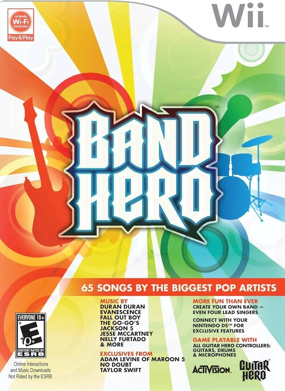 نرم افزار مستقل Activision Band Hero با حضور تیلور سویفت - Nintendo Wii