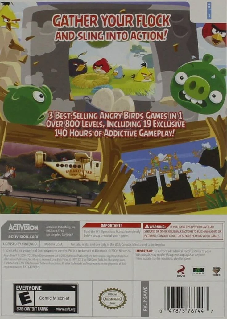 Activision Angry Birds Trilogy - Nintendo Wii