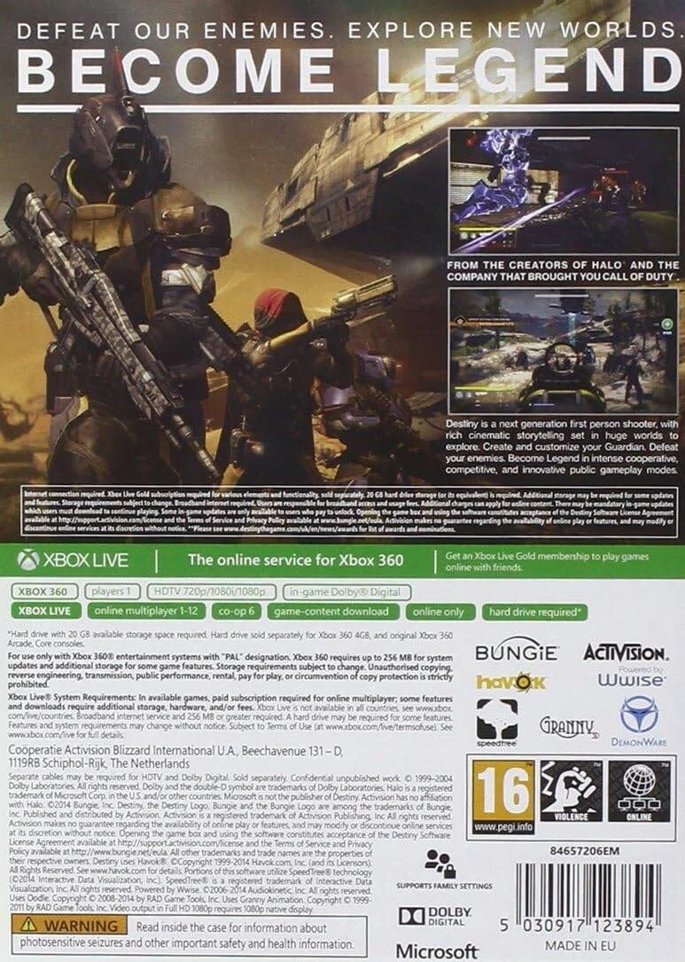 اکتیویژن Destiny - Xbox 360