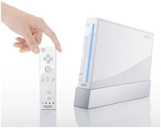 کنسول نینتندو Wii استاندارد NTSC، فناوری کنترل حرکتی، فناوری بی سیم با بلوتوث، نسخه ژاپنی، سفید | RVL-001(JPN)