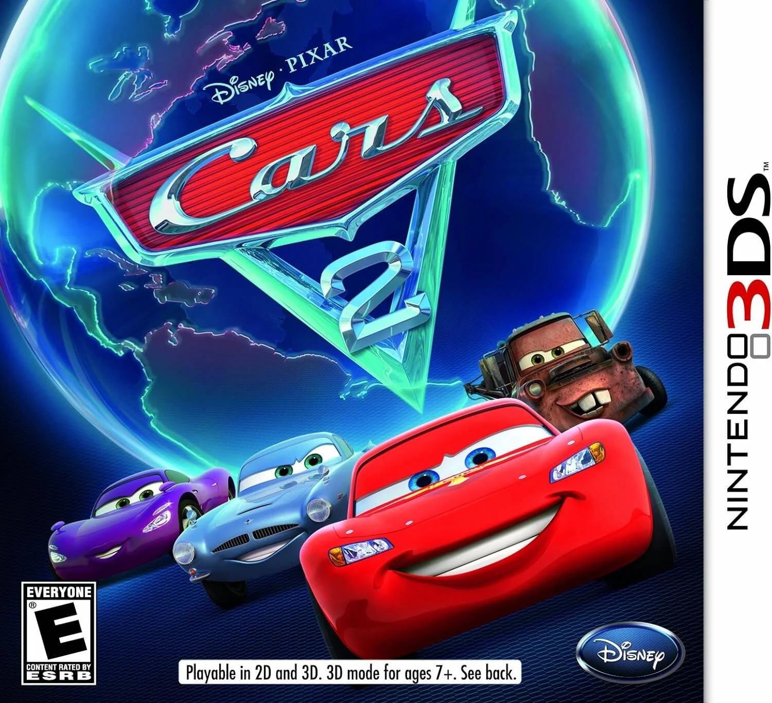 Disney Cars 2 برای Nintendo 3DS نسخه NTSC