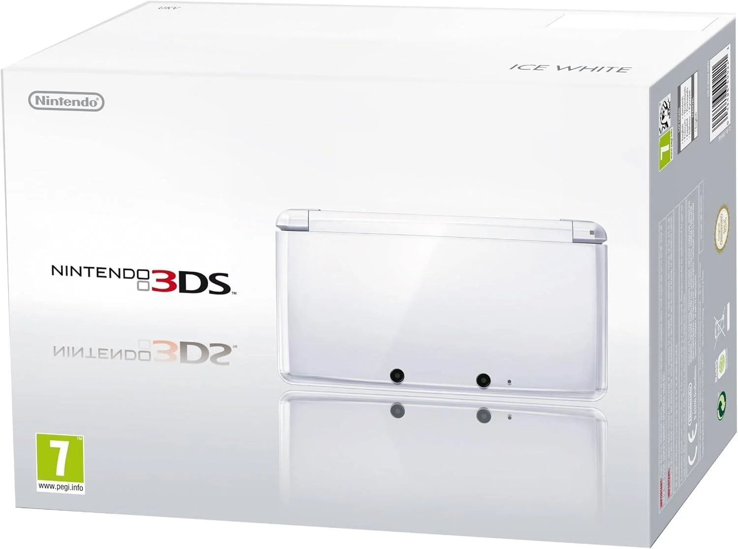 کنسول نینتندو 3DS نسخه انگلستان، نینتندو 2DS و نینتندو New 3DS XL، تمام آرشیو بازی های 3DS و DS، سفید یخی | CTR-S-WAAA(UKV)