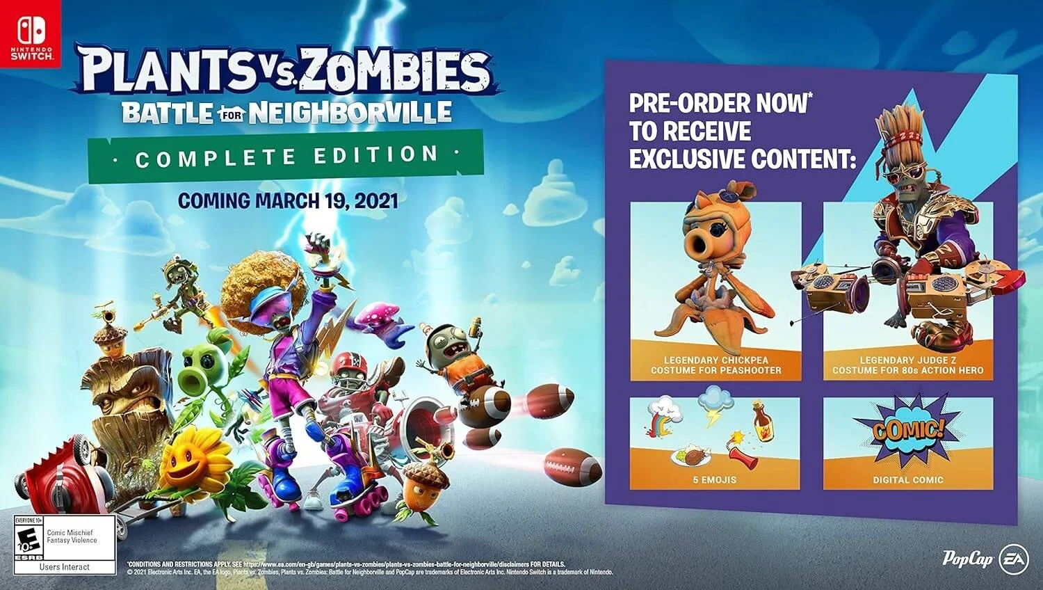 Plants vs. Zombies: Battle for Neighborville Complete Edition - Nintendo Switch