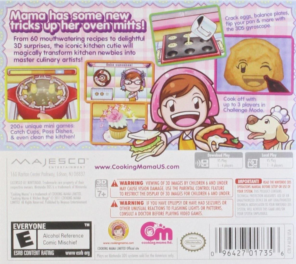 Majesco Cooking Mama 4 Kitchen Magic - Nintendo 3DS Majesco Cooking Mama 4 Kitchen Magic - Nintendo 3DS