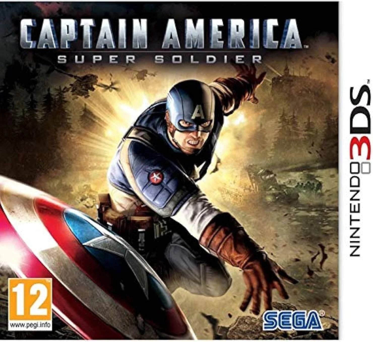 Sega Captain America Super Soldier (Pal) 3Ds Sega Captain America Super Soldier (Pal) 3Ds