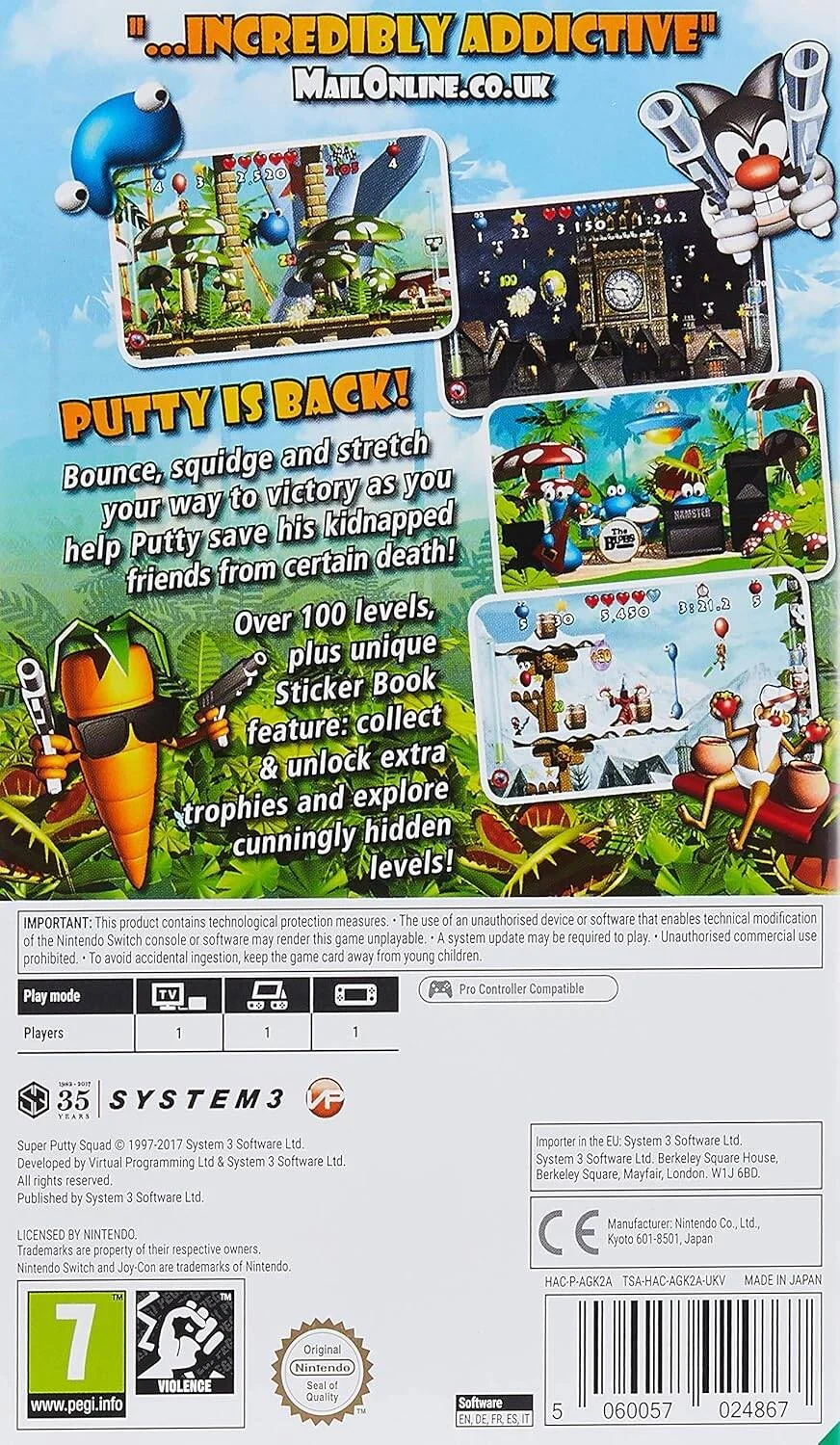 تیم پاتی فوق العاده برای نینتندو سوییچ توسط سیستم 3