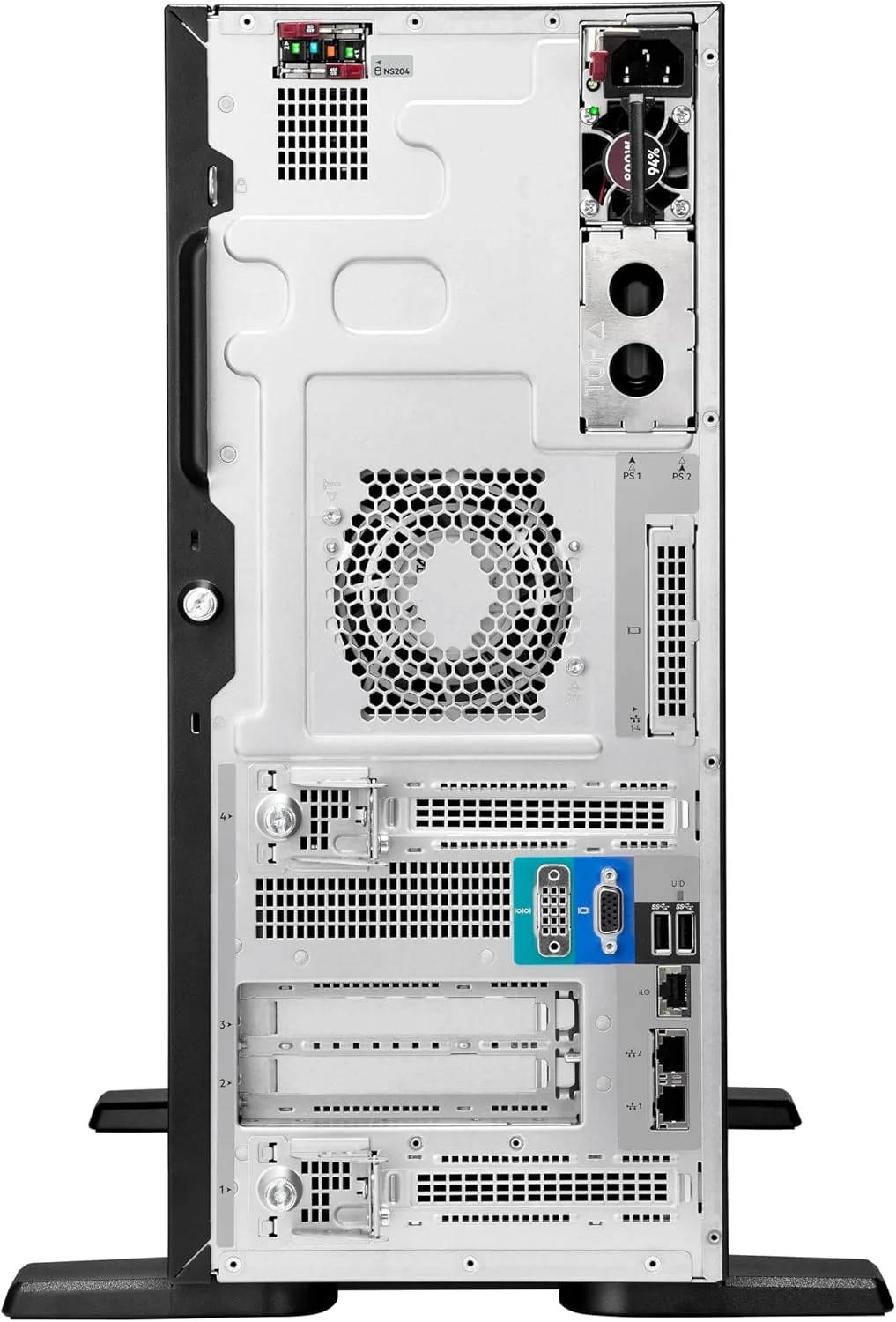 سرور ایستاده اچ پی ای ProLiant ML110 Gen11 با یک پردازنده Intel Xeon Silver 4514Y، 2.0 گیگاهرتز 16 هسته ای، 64 گیگابایت رم، MR408i-o 8SFF، 2x960 گیگابایت، 2x800 وات RPS (HPE Smart Choice P71687-005)