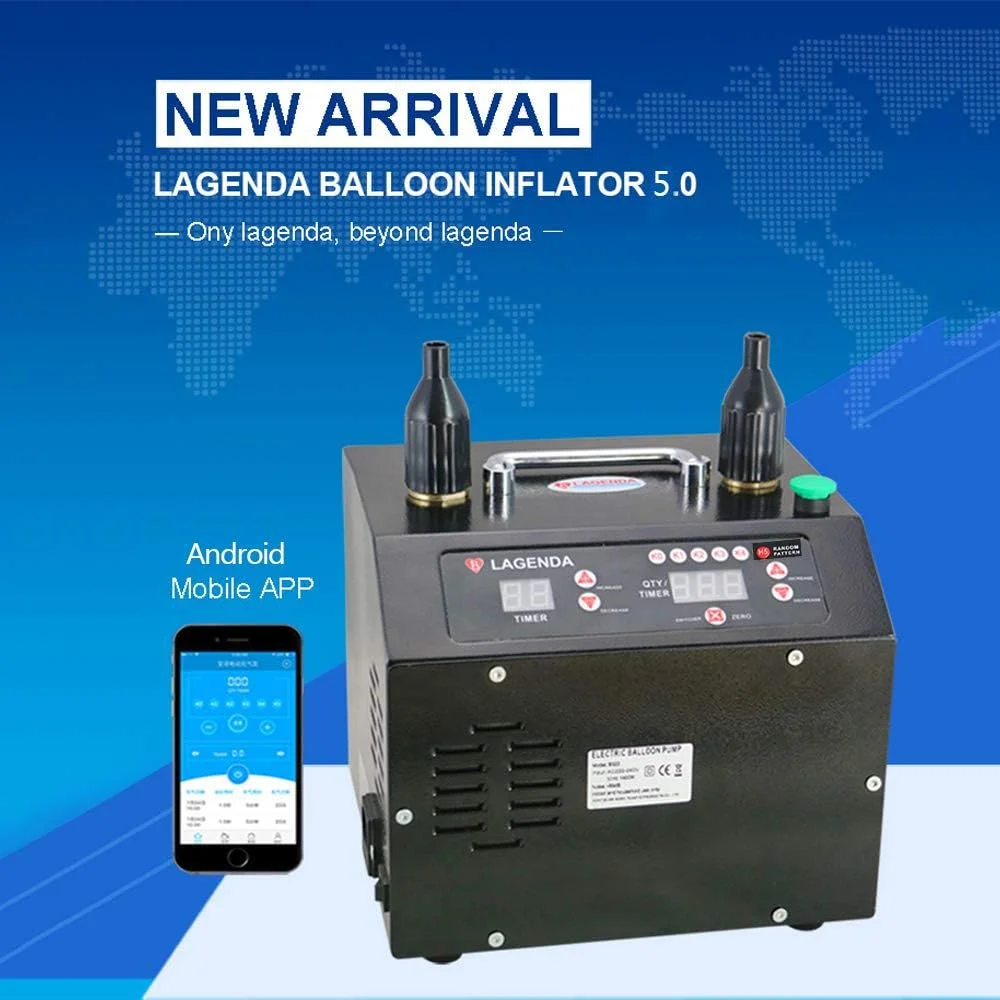 پمپ بادکنک برقی دو نازله Lagenda B322 V5.0 با تایمر