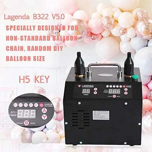 پمپ بادکنک برقی دو نازله Lagenda B322 V5.0 با تایمر