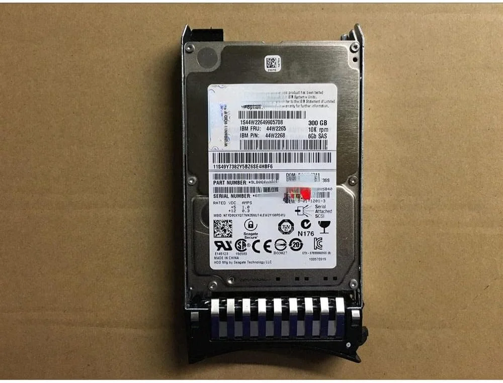 هارد دیسک سرور 2.5 اینچی 300 گیگابایتی 10K SAS مدل های 44W2264 44W2265 44W2268 هارد دیسک سرور 2.5 اینچی 300 گیگابایتی 10K SAS مدل های 44W2264 44W2265 44W2268