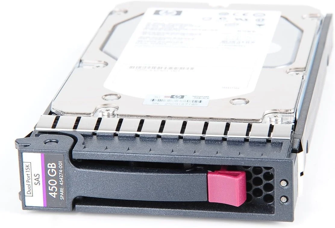 هارد درایو 450 گیگابایتی HPE 15K DP LFF SAS مدل 454274-001 هارد درایو 450 گیگابایتی HPE 15K DP LFF SAS مدل 454274-001