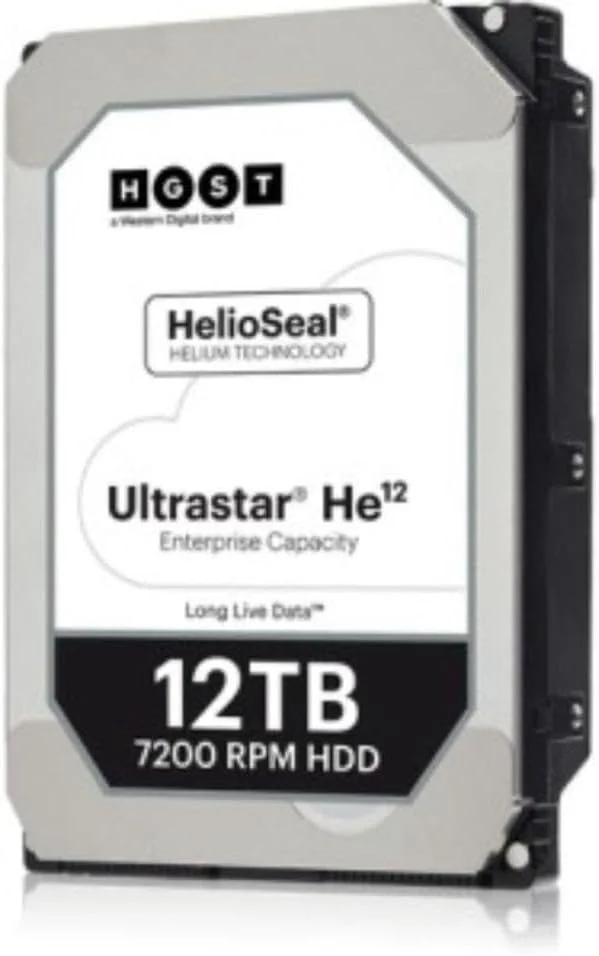 هارد دیسک داخلی 12 ترابایتی HGST WD Ultrastar DC HC520 HUH721212AL4200، سرعت 7200 دور در دقیقه، رابط SAS 12Gb/s، فرمت 4Kn ISE، اندازه 3.5 اینچ، مناسب برای مراکز داده و شرکت ها، مدل: 0F29560 هارد دیسک داخلی 12 ترابایتی HGST WD Ultrastar DC HC520 HUH721212AL4200، سرعت 7200 دور در دقیقه، رابط SAS 12Gb/s، فرمت 4Kn ISE، اندازه 3.5 اینچ، مناسب برای مراکز داده و شرکت ها، مدل: 0F29560