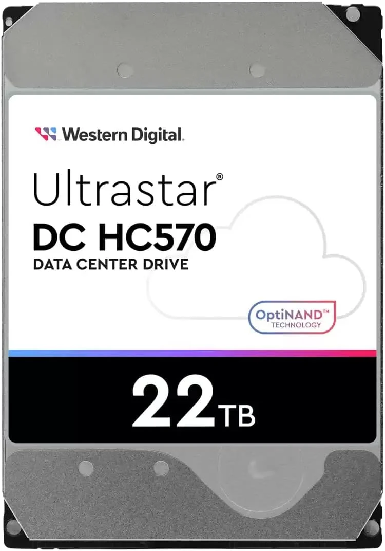 هارد دیسک ۲۲ ترابایتی HGST Ultrastar DC HC570 0F48052 - داخلی 3.5 اینچی - SAS (SAS 12 گیگابیت بر ثانیه) - 7200 دور در دقیقه - فرمت 512e/4Kn هارد دیسک ۲۲ ترابایتی HGST Ultrastar DC HC570 0F48052 - داخلی 3.5 اینچی - SAS (SAS 12 گیگابیت بر ثانیه) - 7200 دور در دقیقه - فرمت 512e/4Kn